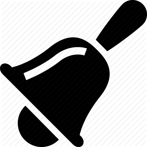 'school Solid Icons Vol 1' By Creative Stall - Ringing Bell Icon (512x512)