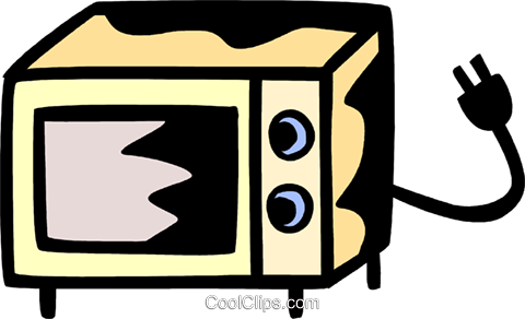 Microwave Oven Royalty Free Vector Clip Art Illustration - Microwave Oven Royalty Free Vector Clip Art Illustration (480x292)
