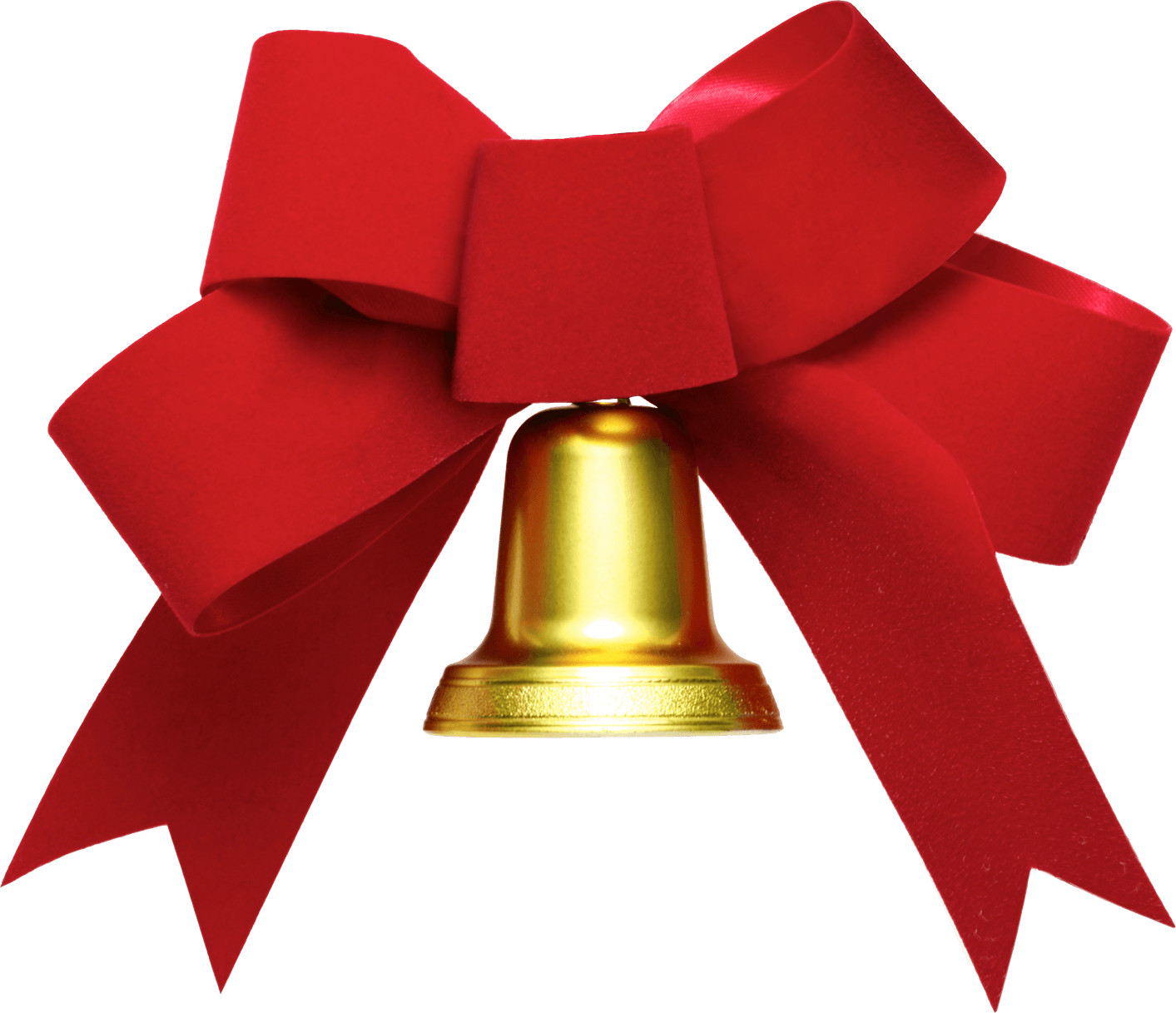 Ribbon Bow Bell Download In Png Format - Header Red Ribbon Png (1413x1217)