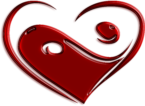 Http - //fc09 - Deviantart - Yang Red Heart By Rebelgirll666-d5jub6u - Yin Yang Heart Tattoo (695x706)