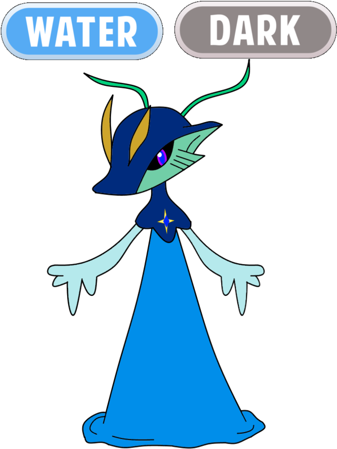 Aquocris By Luckylizard32 - Digital Art (759x1052)