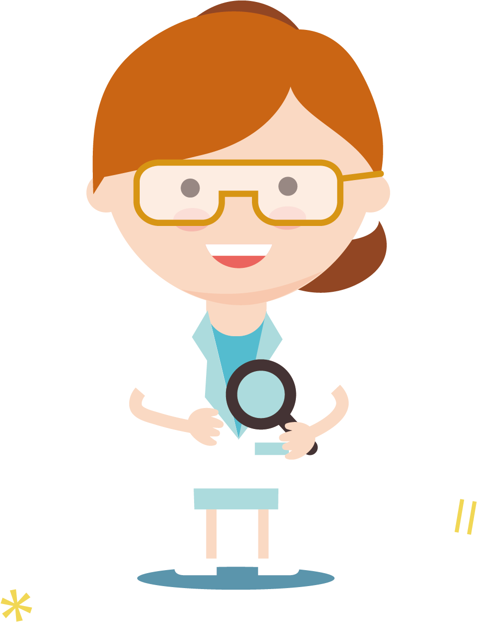 The Cartoon Guide To Chemistry Scientist Science - Scientist Png (1052x1355)