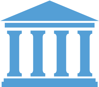 Courthouse Symbol At Vector - Courthouse Symbol (400x400)