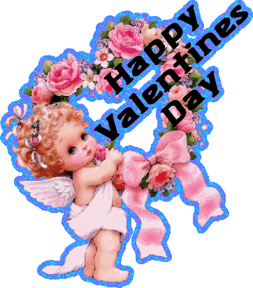 Beautiful Image Of Valentine's Day - Cute Happy Valentines Day Gif (362x411)