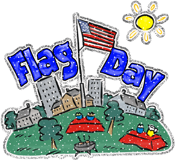 Happy Flag Day To All Glitter Scrap - Animated Happy Flag Day (364x339)