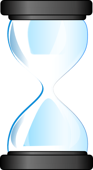 Hourglass Clip Art - Empty Hour Glass (324x590)