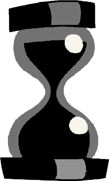 Black Hourglass Cutie Mark By Darkbellnight - Hourglass (800x800)