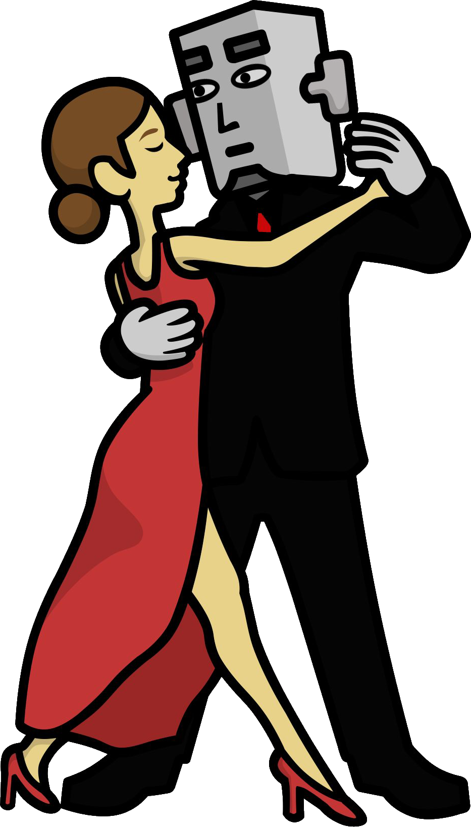 Dance Hall Dancers - Tango Tronic 3000 Rhythm Heaven (933x1636)