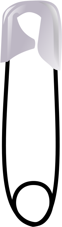 Safety Pin Clip Art - Safety Pin Clip Art (300x1096)