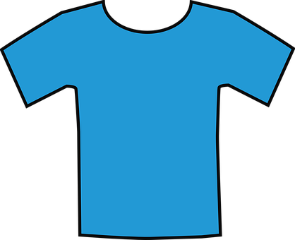 T-shirt, Clothing, Fashion, Shirt, Blue - Blue Shirt Clip Art (418x340)