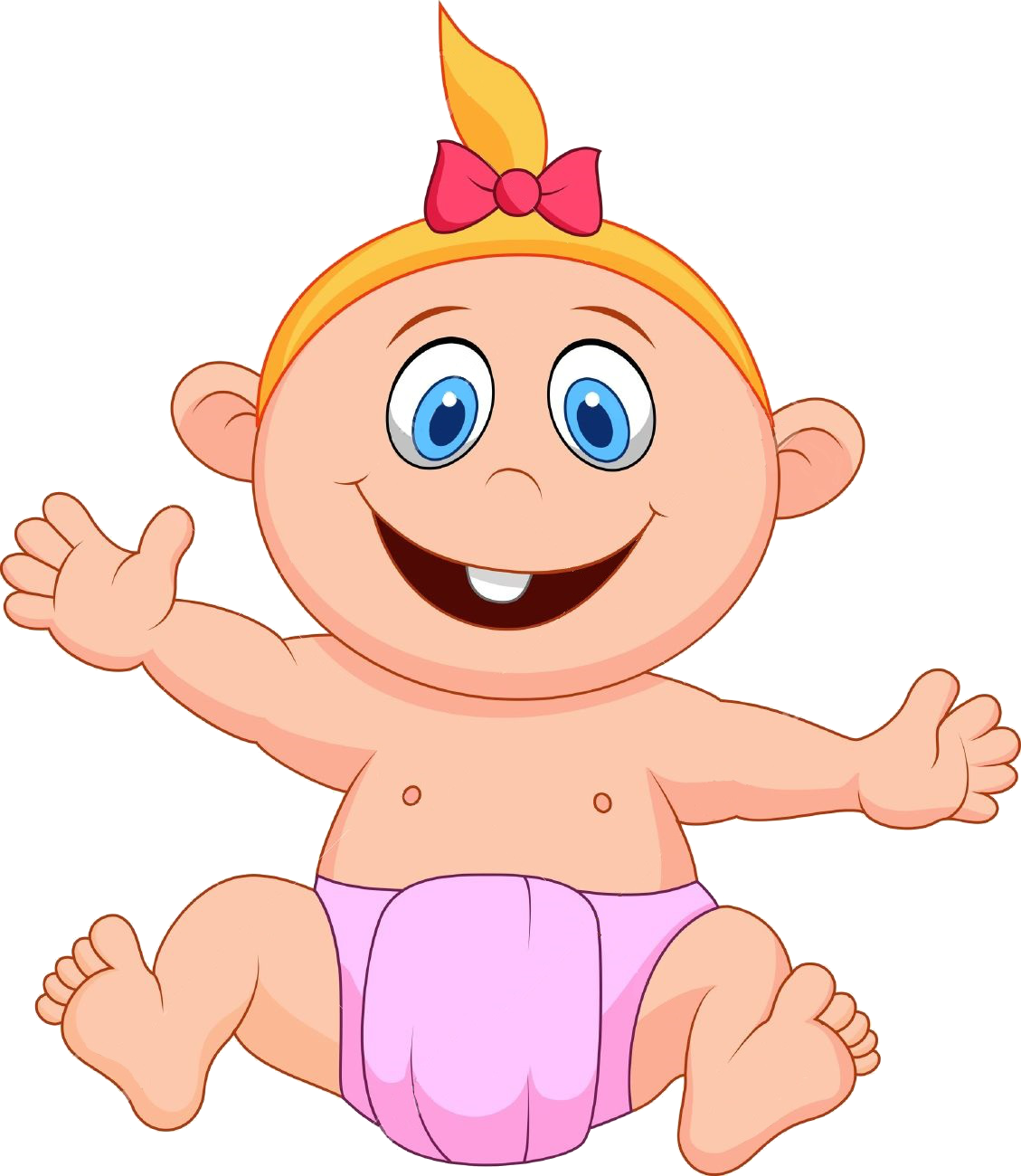 For Diy Lotto Ticket, Happy Baby Ticket Winning Image - Cartoon Baby Girl (1129x1300)