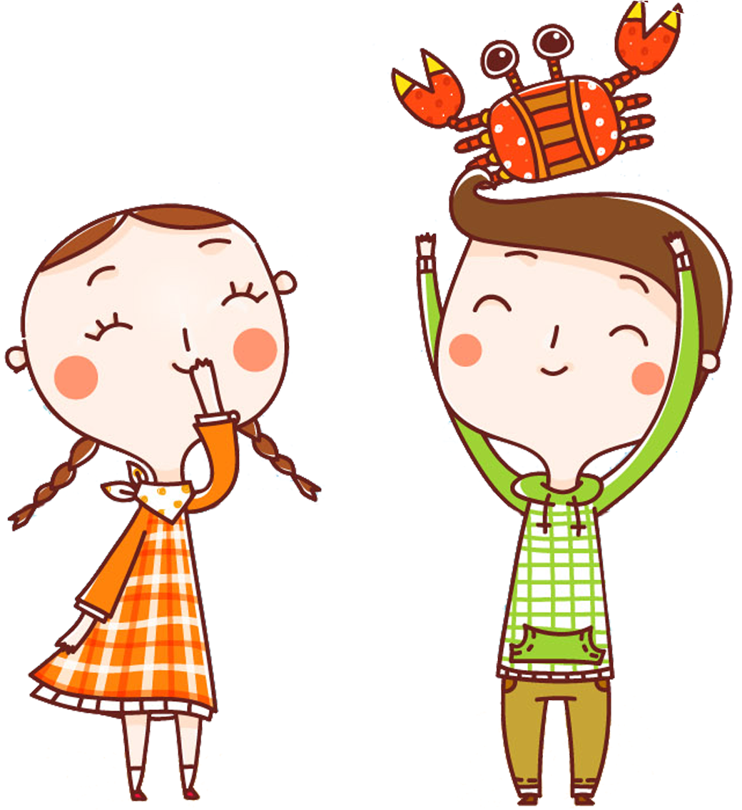 Cartoon Cute Boys And Girls - Illustration (1417x1134)