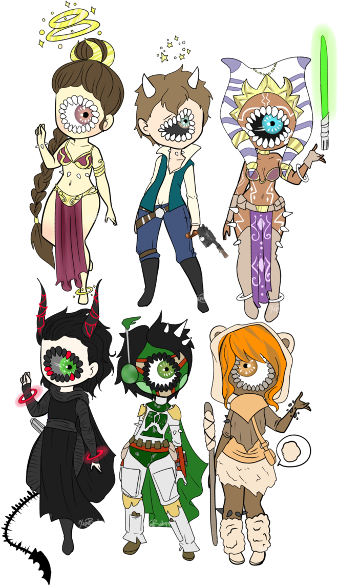 Limited Edition Star Wars Licker Adopts Closed By Xenobaby - Cartoon (682x1172)