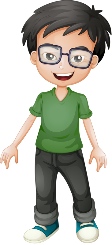 Фотки Семья, Родина И Я - Boy Cartoon With Glasses (366x800)