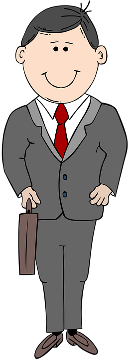 Cartoon Man In A Suit 3, Buy Clip Art - Cartoon Man In Suit (360x720)