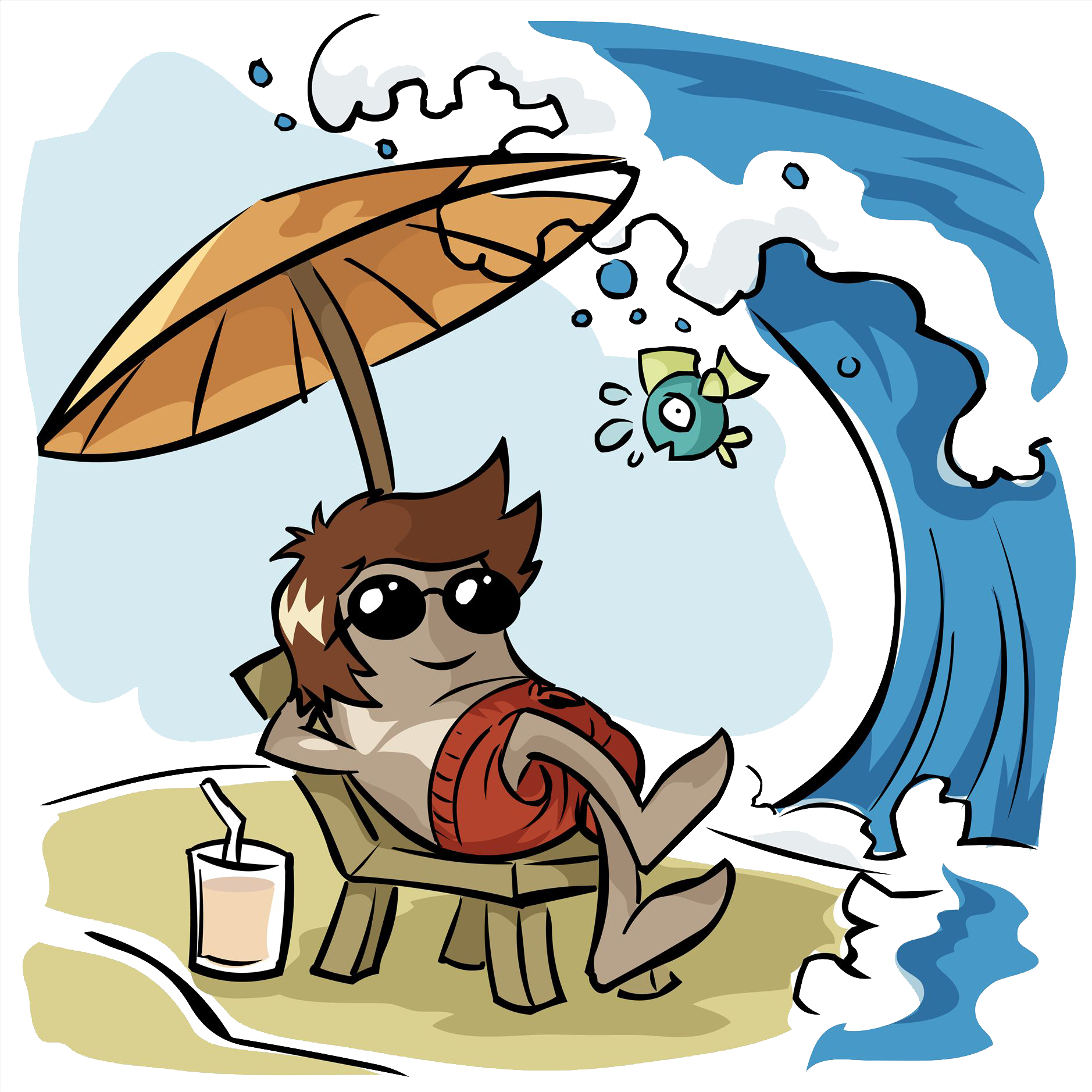 Holiday Summer Vacation Illustration - Summer Holidays (1878x1878)