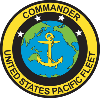 Seal Of The Commander Of The United States Pacific - Commander, U.s. Pacific Fleet (400x394)