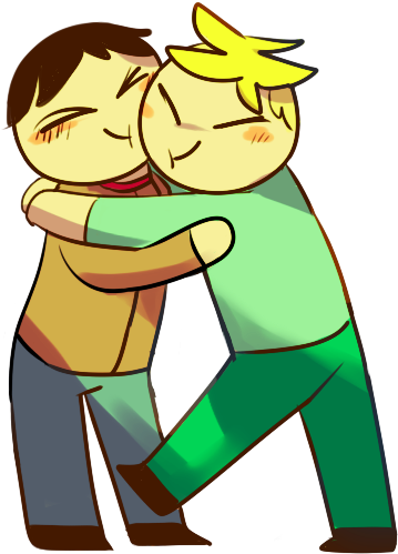 This Pic Is Probably Really Gay But Im Really Gay For - Cartoon (447x531)