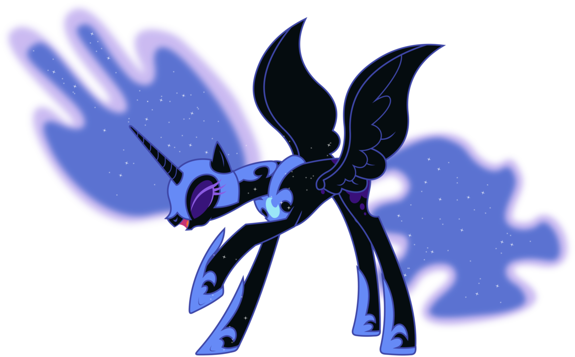 Nightmare Moon Laughing By 90sigma - Laughing Nightmare Moon Mlp Transparent (1133x705)