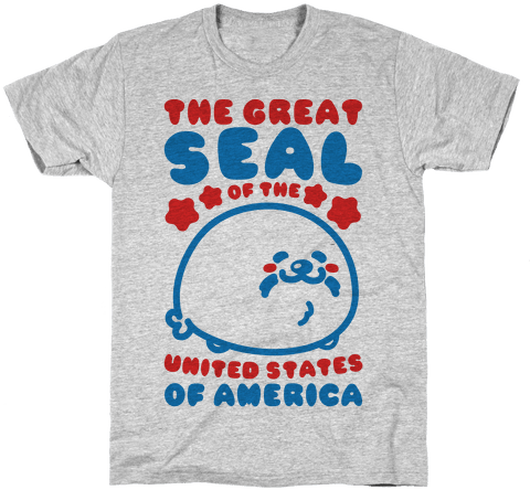 The Great Seal Of The United States Of America Mens - Sweet Potato Pie > Pumpkin Pie T-shirt: Funny T-shirt (484x484)
