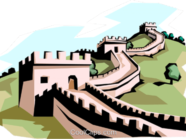 Great Wall Of China Clipart Png - Great Wall Of China Clipart (640x480)