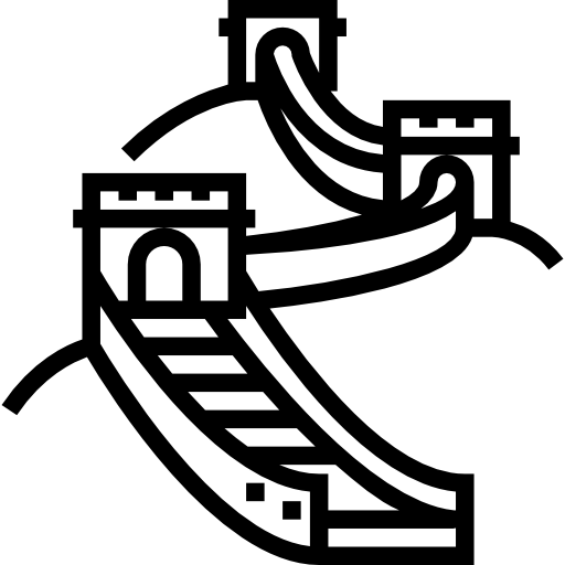 Great Wall Of China Free Icon - Great Wall Of China Clipart (512x512)