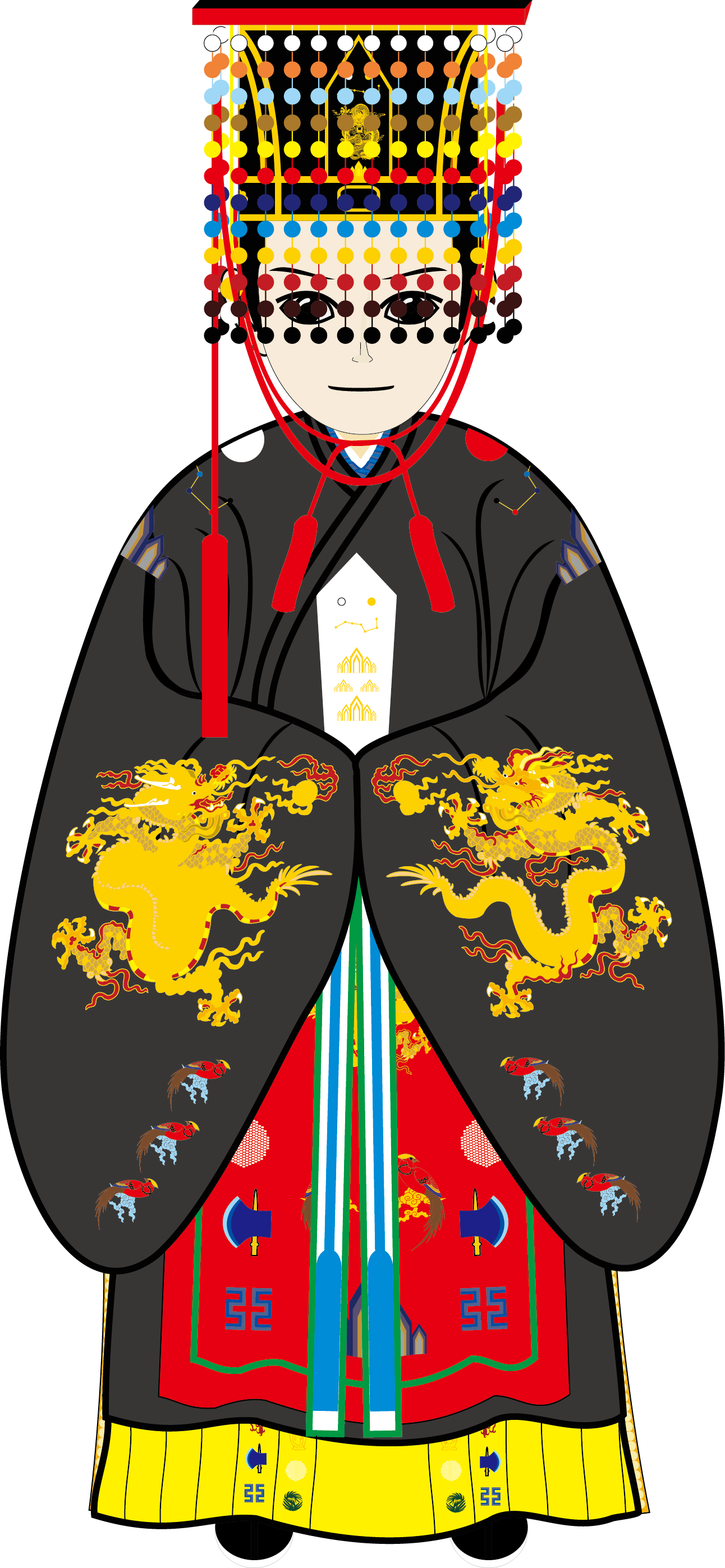 Kokeshi * Chinesa * Asian - Cartoon (1292x2795)