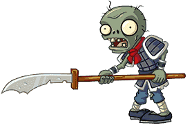 Hd Broadsword Zombie - Pvz 2 Kung Fu World Zombies (655x462)