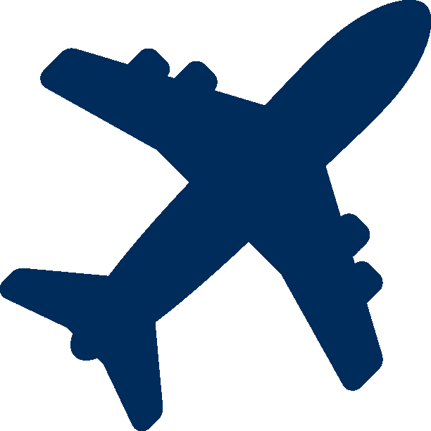 Freight Forwarding - Airplane Icon Transparent Background (612x612)