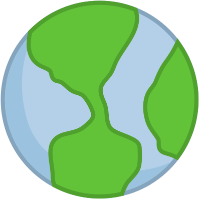 Colorful Planet Earth Vector Illustration - Illustration (550x550)