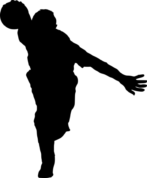 Free Png Sport Bowling Silhouette Png Images Transparent - Silhouette Bowling (480x579)