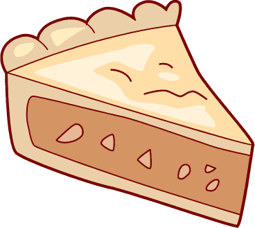 Download Thanksgiving Clip Art - Apple Pie Slice Clipart (368x329)