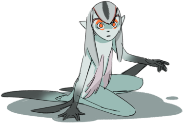 Mermay Lol My Favorite Fish Person - Cartoon (400x311)