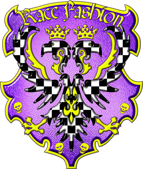 Race Fashion Coat Of Arms Purple - Auto Racing (500x590)