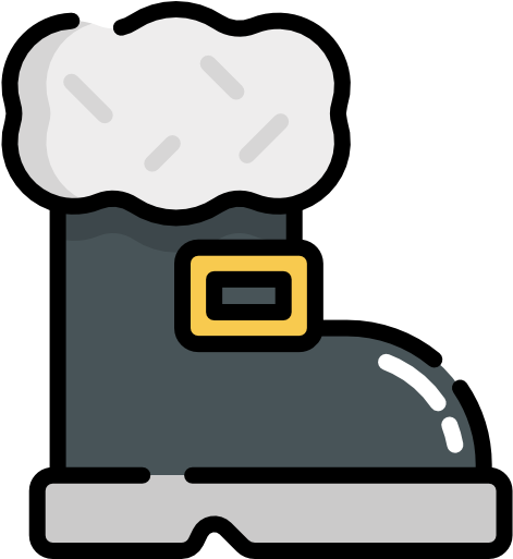 Santa Claus Boot Free Icon - Santa Claus Boot Free Icon (512x512)