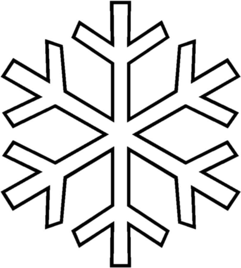 Free, Printable Winter Snowflake Coloring Book Pages - Copos De Nieve Para Colorear (810x932)