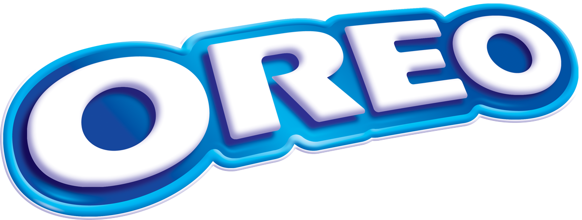Oreo Cookies With Logo For Kids - Oreo Logo Png (1171x444)