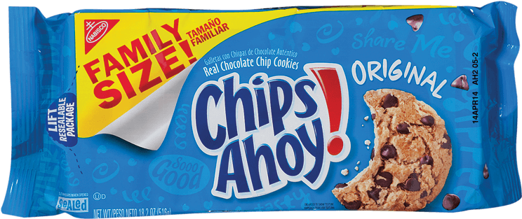 Chips Ahoy Cookies Recipe For Kids - Nabisco Chips Ahoy! Chocolate Chip Cookies, Original, (750x750)