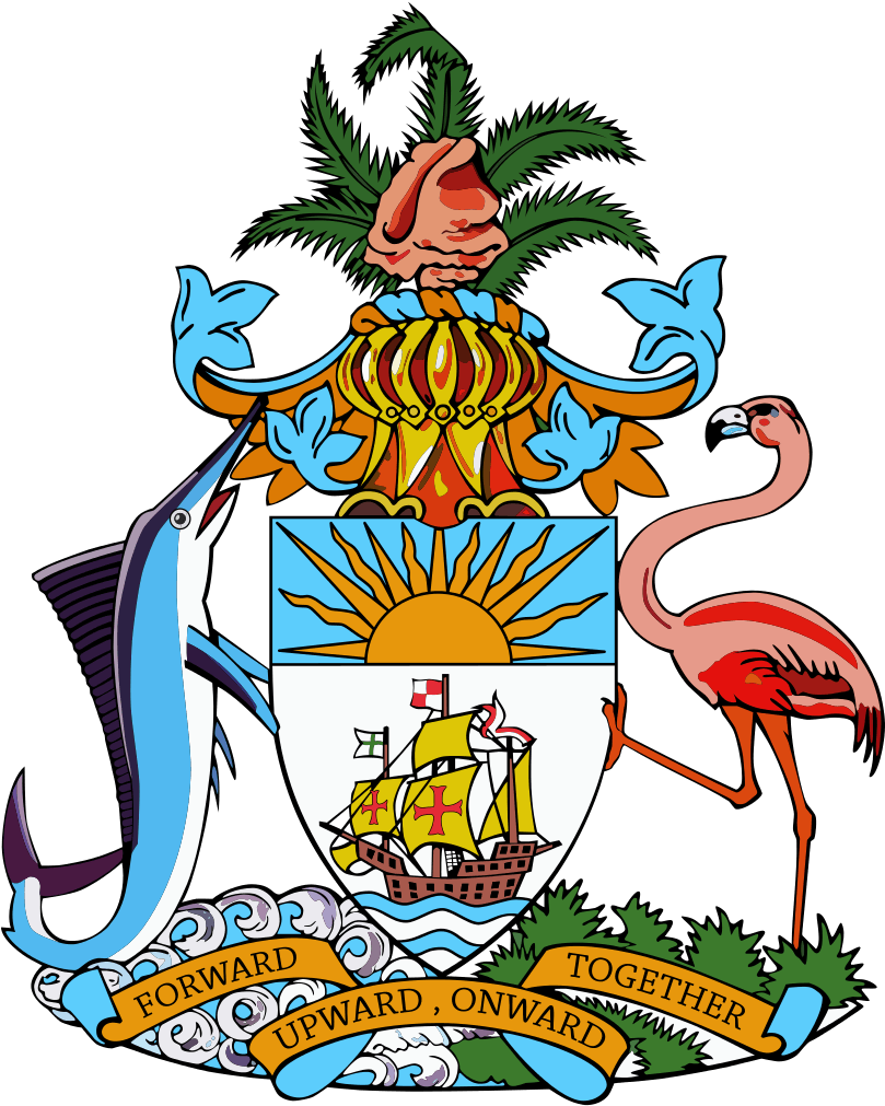 Bahamas Clipart Teacher - Bahamas Coat Of Arms (836x1024)