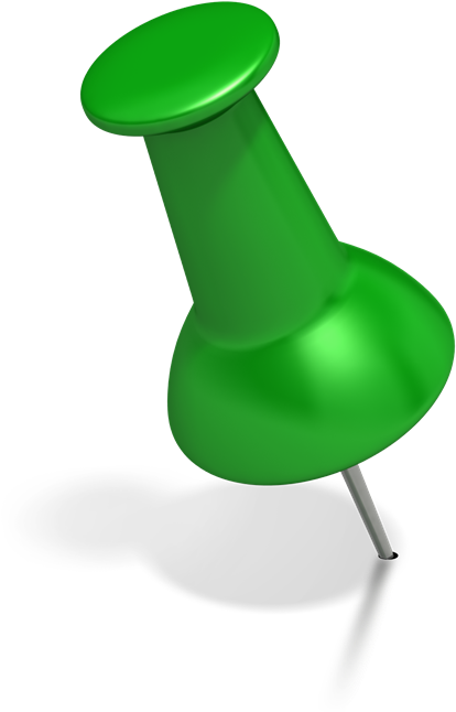 Enter Here For - Green Thumbtack Png (500x667)