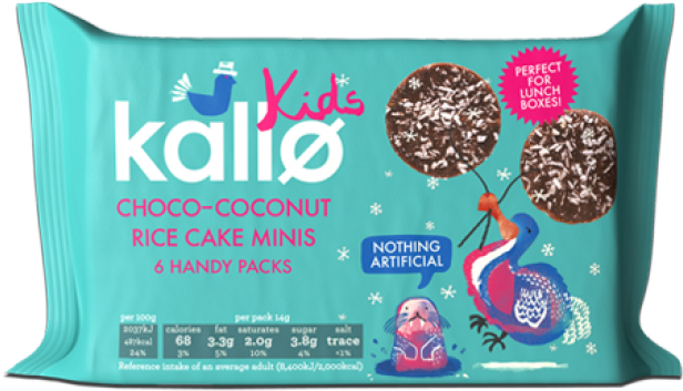 Kallo Kids Choco-coconut Rice Cake Minis - Kallo Kids Mini Milk Chocolate Rice Cakes Delivered (823x687)
