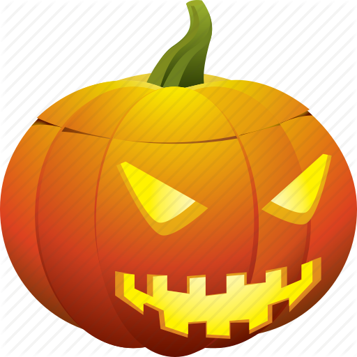 Face, Halloween, Happy, Pumpkin, Side, Smile, Smiley - Smiley (512x512)