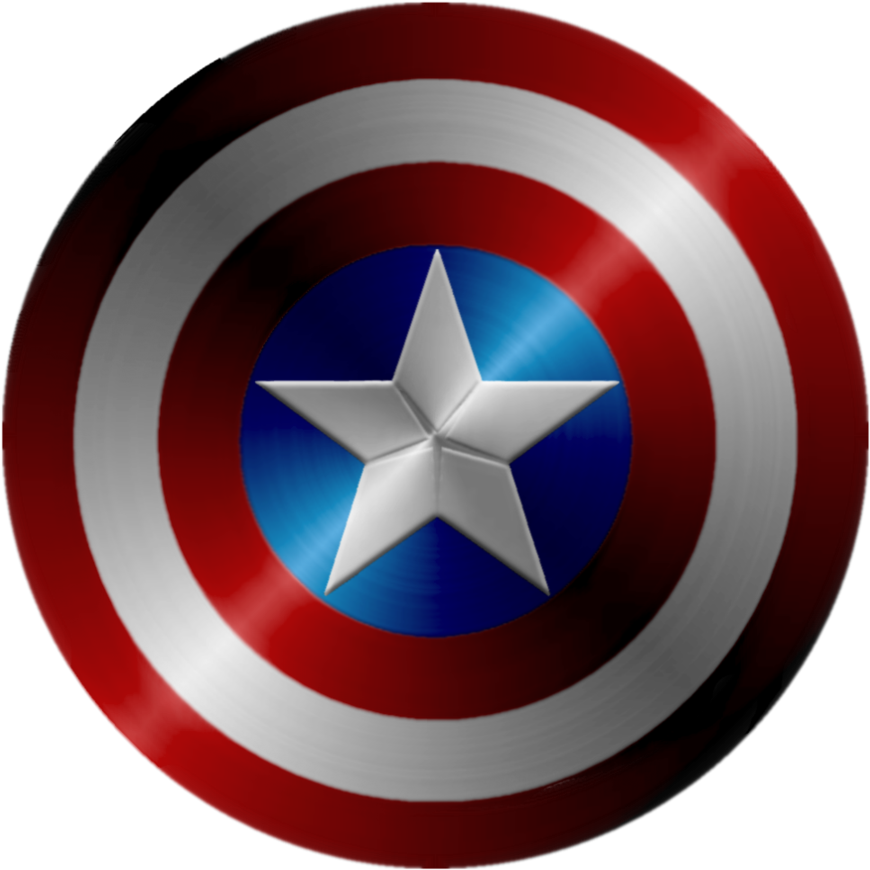 America Clipart Captain America Shield - Captain America Shield Icon (894x894)