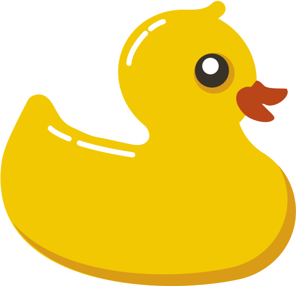 Free Yellow Rubber Duck Clip Art - Rubber Duck Vector Png (800x635)
