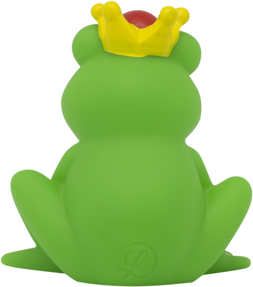Frog Rubber Duck With Greeting Heart By Lilalu - Toad (1024x1024)