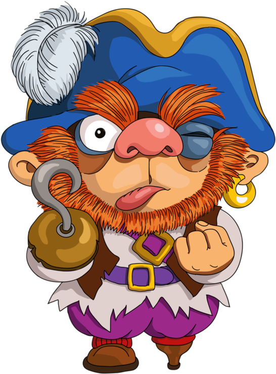 Personnages, Illustration, Individu, Personne, Gens - Cartoon Pirates (600x784)