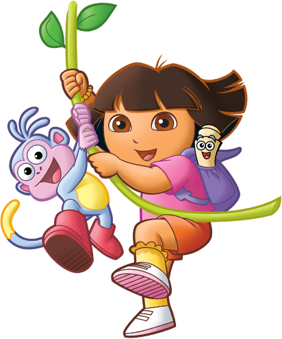 Nice Dora Cartoon Images Pictures Cartoon Characters - Dora Png (412x494)