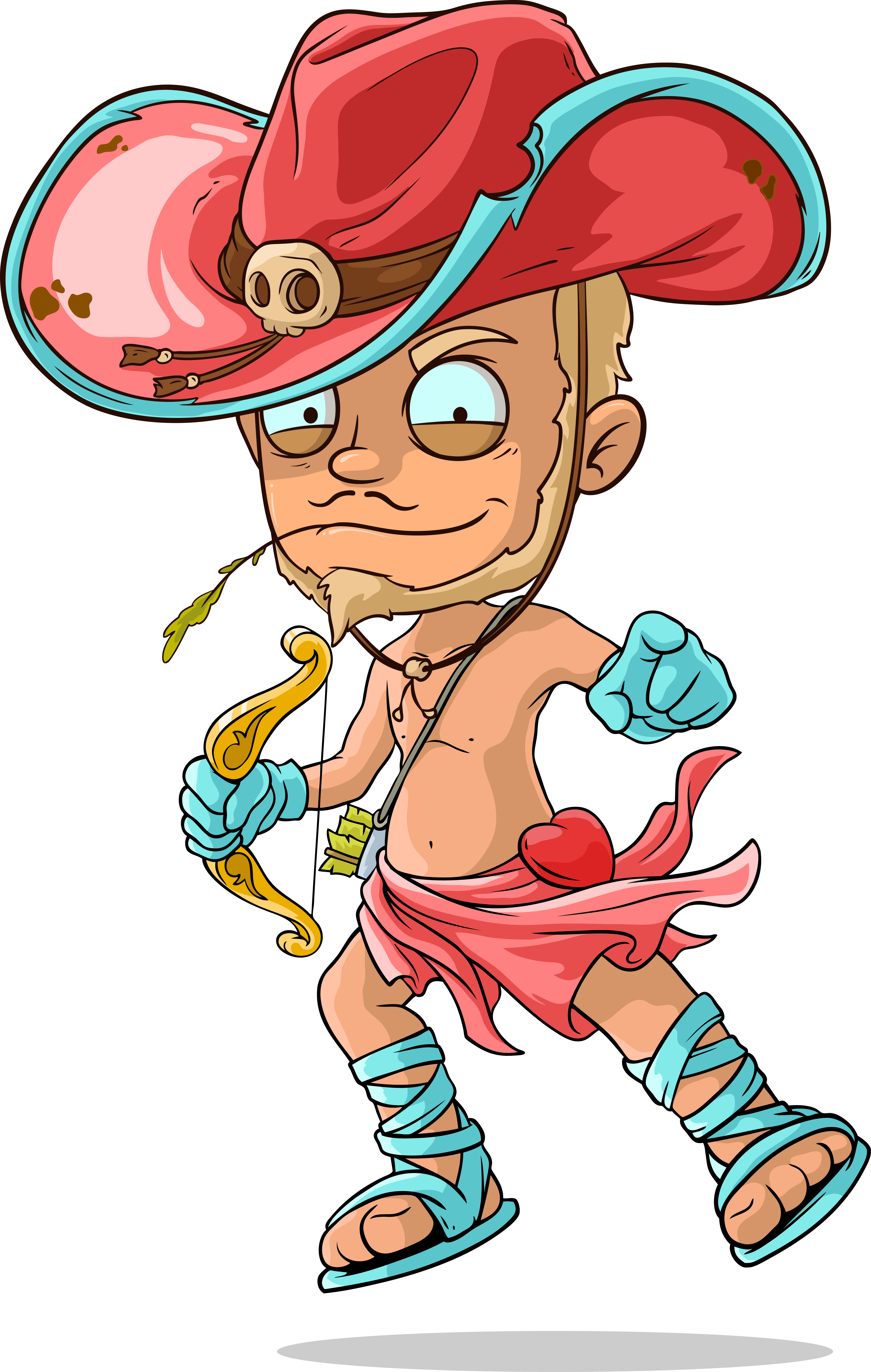 Cartoon Cowboy Character - Comicfiguren-malbuch Fur Erwachsene: Volume 2 (4115x6484)