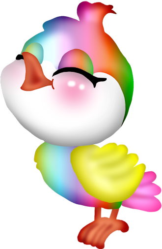 Cartoon Birdsbug Artbird Clipartrock - Painting (600x600)