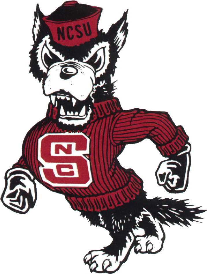 The Nc State Wolfpack Football Team Represents North - North Carolina State Mascot (848x1032)